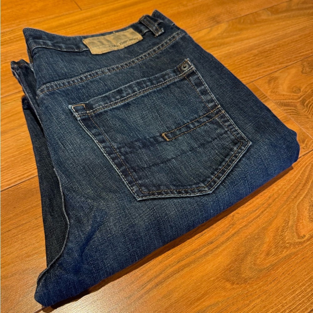 Calvin Klein Jeans Dark Blue Relaxed Straight Fit Men’s 32